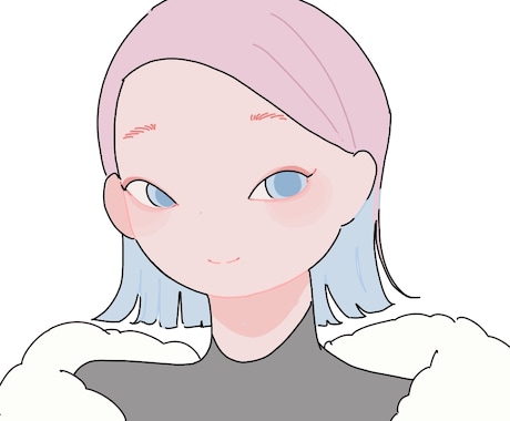 パステルカラーで可愛いキャラクターの制作ができます 好きな色を使ったキャラクターを制作します イメージ1