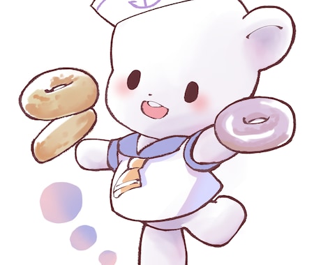 ゆるかわ♡なイラスト描きます 挿絵やアイコンで画面を華やかに！ イメージ1
