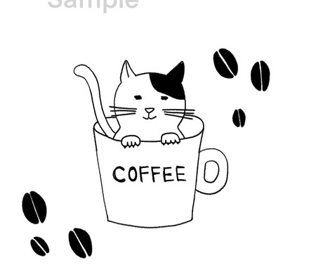 手描き風 シンプルな線画イラストを描きます Webサイトや印刷物の挿絵、パッケージなどの制作に◎ イメージ2