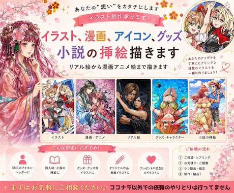 同人誌の表紙描きます、文字デザイン込みで描きます 同人誌の表紙、表紙デザインや文字デザイン致します イメージ1