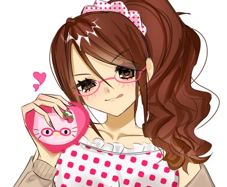 可愛いアイコンをお届けします 少し平成味を感じるイラストをアイコンにどうですか？★ イメージ2