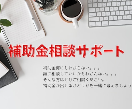 補助金がわからない方の相談にのります この内容だとどの補助金なんだろう？わからない！！誰か教えて！ イメージ1