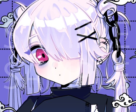 個性抜群で目立つ❤︎超かわいいイラスト描きます ポップでキュートな色合いが目を引く！アイコン、ボカロ、サムネ イメージ2