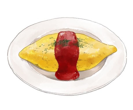 温かみのある食べ物イラスト制作します お店のメニューやアイコンンに、食べ物のイラストを制作します！ イメージ2