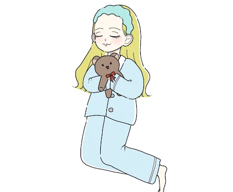 可愛い女の子メインで描きます 緩くて可愛い女の子をたくさん描いてます イメージ1