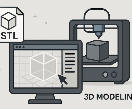 3Dプリンタで出力できる3Dデータを作成します 3Dプリンタをもっと活用するお手伝いをします！ イメージ1