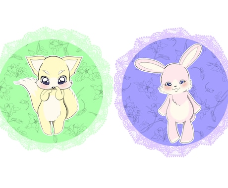 ポップでゆるかわなアイコン描きます 動物ならお任せください！迅速・丁寧な納品を心がけています。 イメージ2