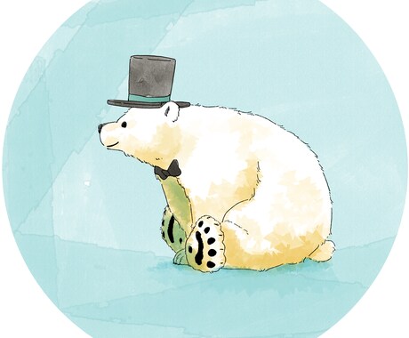 水彩風の動物アイコン描きます 「みんなに"あなた"を覚えてもらえる」アイコンにしましょう！ イメージ1