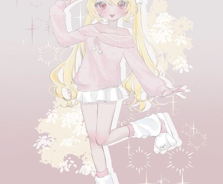 可愛い女の子のイラストを描きます 貴方の想う可愛いを、イラストに イメージ2