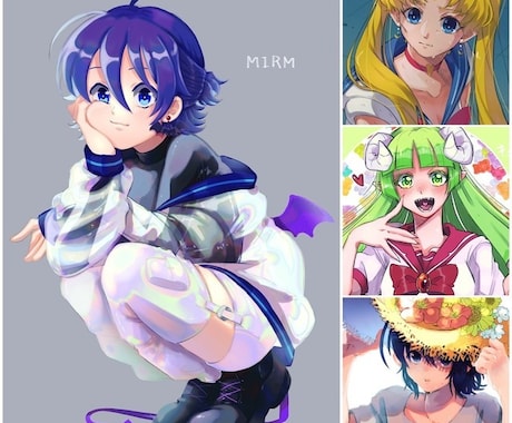 イラスト制作します アイコン、個人利用、表紙挿絵などのイラスト制作 イメージ1