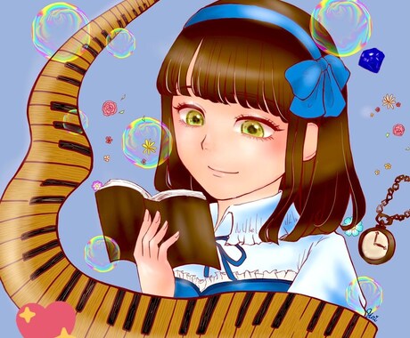 キュートなSNSアイコンイラスト描きます ご希望のオリジナルキャラや似顔絵描きます！ イメージ2