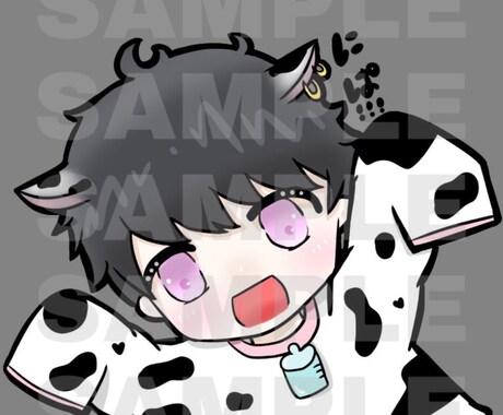 オリジナルのアイコン制作します オリジナルや既存キャラクターのアイコン制作☺️ イメージ2