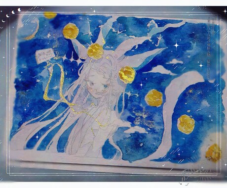 SNS等で使用可能な水彩イラスト作成します ラフの段階まで修正可能でございます。 イメージ2