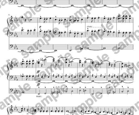 音大卒業生がスコアをエレクトーン譜に編曲します あなたの経験に合わせてオーケストラや吹奏楽を編曲いたします！ イメージ2