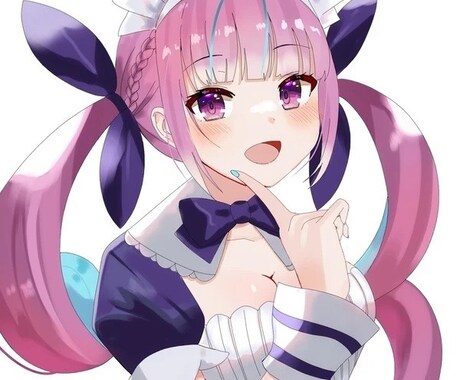 胸上イラスト描きます VTuberさん大歓迎！サムネ等にいかがですか？ イメージ2