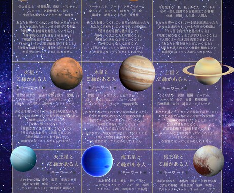 あなたと1番縁のある星をお伝えします ヘリオセントリック占星術使命に繋がる『縁のある星』を知る イメージ2