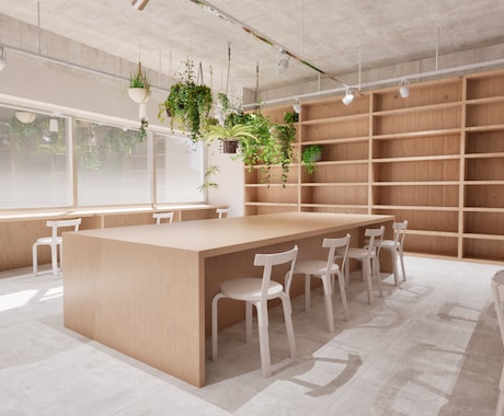 植物が引き立てるミニマルな空間をデザインします オフィスや店舗を、低予算でも過ごしやすく美しいデザインに イメージ2