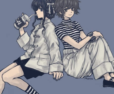 SNS用のアイコン描きます オリジナルのアイコンでSNSを楽しんでください♪ イメージ1
