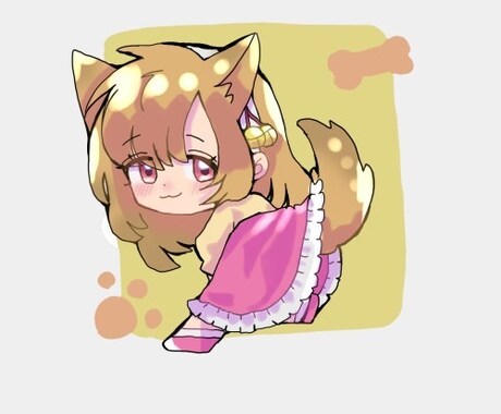 ミニキャラ描きます あなたのオリジナルキャラなどを小さくかわいくしてみませんか イメージ1