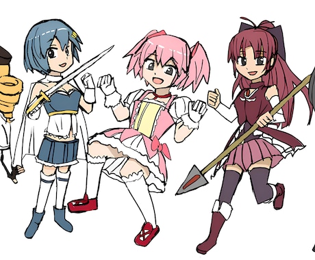 イラスト(2000円)描きます ポップなキャラクターが必要な方 イメージ2