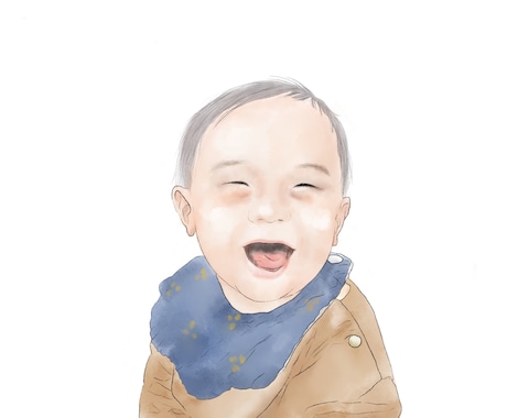 シンプル×水彩画！みなさんの似顔絵を製作します SNSのアイコン／冠婚葬祭／大切な人へのプレゼントにも イメージ2