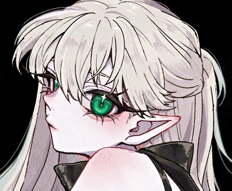SNS用アイコン描きます 目を引くアイコンを！活動者様など イメージ2