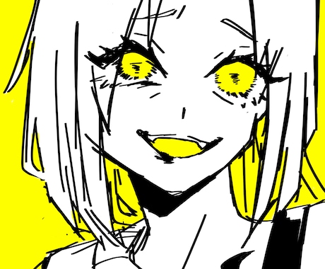 最短1日でシンプルなアイコン用イラスト描きます イメージ1