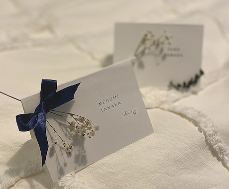 結婚式アイテム製作いたします 席札やウェルカムボード、アクセサリーなどを受注生産します。 イメージ1