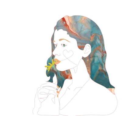 雰囲気のある線画イラスト、ラインアート描きます イメージ1