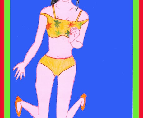 若い女性像・ほほ笑み・手書きを画像ソフト仕上げます きれい・かわいい・女性像 微笑みで愛情 ロマン画像 イラスト イメージ2