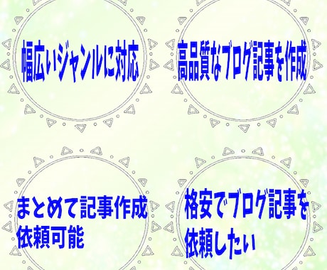 1記事最大1500字×3記事で3000円で承ります 【サンプル掲載中！】最大まとめて10記事まで対応致します！！ イメージ2
