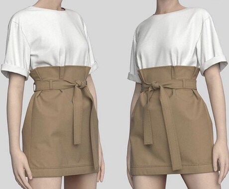 衣服の3Dサンプルを製作ます 実際の衣服に近いバーチャルサンプルを作成します！ イメージ1