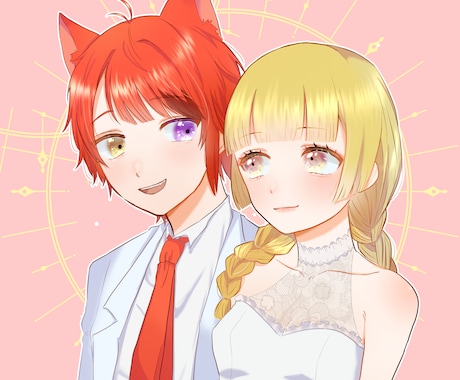 アイコン、夢絵、お描きします ご希望に沿った可愛いキャラクター描きます！ イメージ1