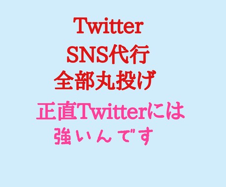 Twitterで求人、集客UPします SNS運用代行、まだ無駄な媒体にお金をかけますか？ イメージ1