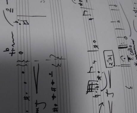 あなただけのオリジナル手書き譜面を作ります 名前を入れて結婚式のボードに、お部屋のインテリアに イメージ2