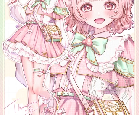 理想を叶える、ときめく立ち絵を制作します 企業実績あり！繊細な絵柄で唯一無二のお姿をお仕立てします！ イメージ2