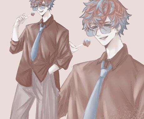 TRPGで使用できる立ち絵を描きます 見た目のイメージがなくても大丈夫！全お任せコースあります！ イメージ1