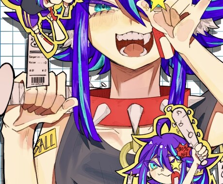 ご希望に沿った雰囲気のイラストを制作します キャラデザ、記念イラスト、ミニキャラなど商用利用◎です！ イメージ2