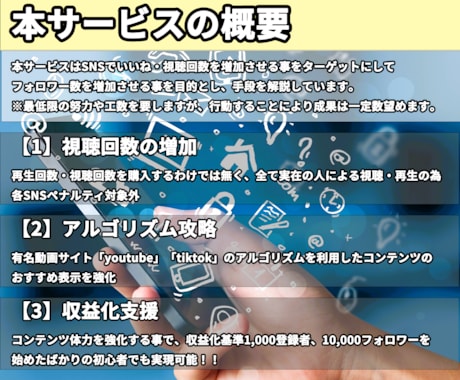 副業を始めたい！SNS収益化への近道教えます 動画投稿やSNS初心者の方、伸び悩んでいる方にオススメ！ イメージ2