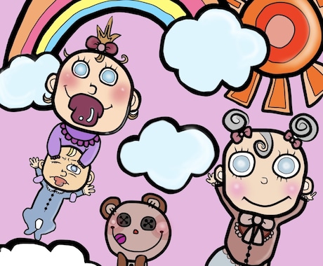 クセになる病みかわキャラ描きます あなただけのゆるキャラ描きます イメージ2