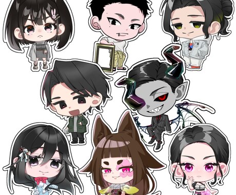 デフォルメ・SDキャライラストを描きます アイコン等で使用できるかわいいデフォルメイラストです！ イメージ2