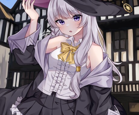 透明感溢れる女の子をお描きします みなさんの思い描くキャラクターをご要望通りに♪ イメージ1