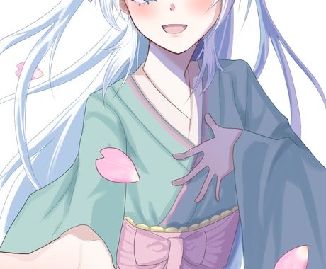 空気感のある可愛い女の子のイラスト描きます オリジナルキャラクターを、かわいく丁寧に描きます！ イメージ2