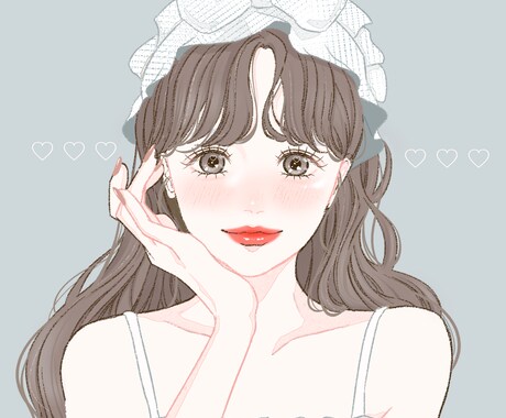 繊細でオシャレな淡色アイコン描きます SNSアイコン、ブログ、挿絵などなど多種多様に対応します イメージ2