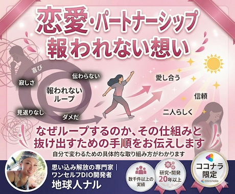 恋愛ループの原因をリーディングで見つけます 繰り返す恋愛パターンを終わりにしたい方へ イメージ1