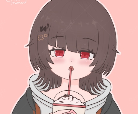 早くて安い！淡くてかわいいイラスト描きます SNSで使いやすいかわいいアイコン制作 イメージ2