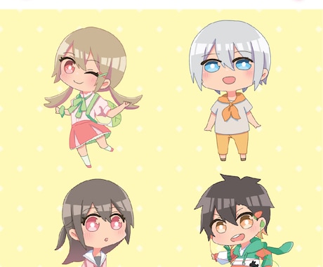 デフォルトイラストを描きます VTuberさんにおすすめ！グッズ制作などに！ イメージ1