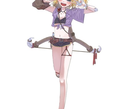 オリキャラの立ち絵描きます 可愛く綺麗な絵柄♪IRIAMのアバターやTRPGの立ち絵に！ イメージ2