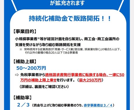 期間限定！小規模持続化補助金の書類作成代行します サポート件数100件以上！コンサル社員の副業です。 イメージ1