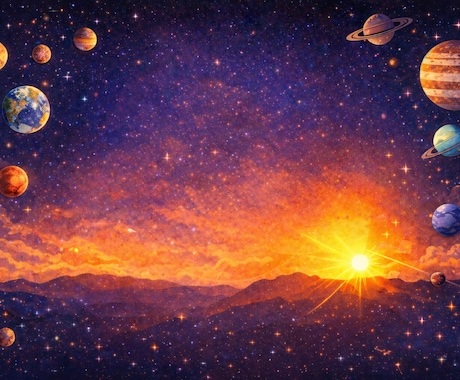 負の連鎖の終結。本来の人生を歩む星読みになります 生きづらさの根本原因を紐解き、自分として生きるヒントを得る イメージ1